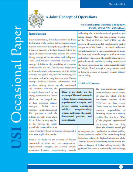 A Joint Concept of Operations Vol No.5 2023